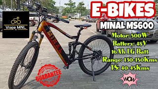 EBIKES  TEST RIDE MINAL MS600  LABAN SA PALAYUAN ETO ANG KAILANGAN [upl. by Nnod191]