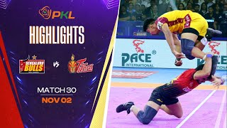 Match Highlights Bengaluru Bulls vs Telugu Titans  November 2  PKL Season 11 [upl. by Neelhsa]