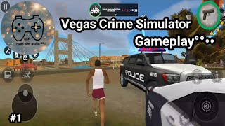 Vegas Crime Simulator Gameplay Vegas City crime city Gameplay 1 [upl. by Nnaihs887]