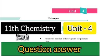 11th Chemistry Chapter 4 book back answers  11th Chemistry Question Answers [upl. by Hortensia]