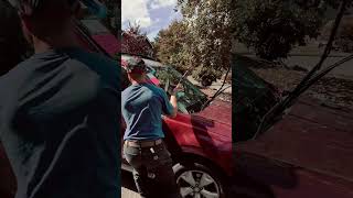 Fixing windshield in a minute windshield professional diy cool handyman [upl. by Eiramanit753]