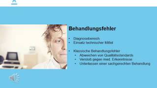 Behandlungsvertrag Behandlungsfehler und Haftung [upl. by Mazonson]