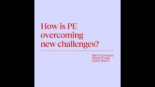 Bain amp Company Private Equity Report 2024 insights with Emilio Domingo Overcoming challenges [upl. by Airamahs366]