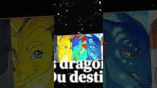 Dragonet du destin lrdf dragon wingsoffire edit dragon of destiny [upl. by Annazus717]