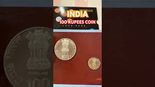 100 Rupees Coin  India 100 Rupees Coin SBI COIN rarecoins oldcoins numismatics coincollecting [upl. by Kapeed78]