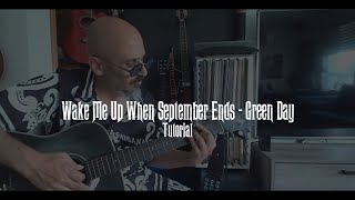 Wake Me Up When September Ends  Green Day Guitar Tutorial [upl. by Aissatsan]