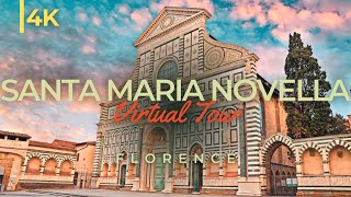 Tour of Basilica Santa Maria Novella Florence in 4K  Italy [upl. by Hadleigh]