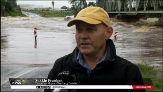 Heavy rains cause flooding in Swellendam Western Cape [upl. by Alisha]