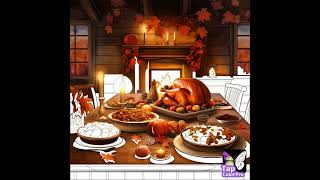 Giselle Ton Most traditional Thanksgiving food are roast turkey potatoes corn green beans and [upl. by Vaules]