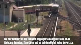 Hoppegarten SBahn entgleist aber niemand verletzt [upl. by Aelhsa779]