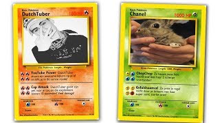 MIJN ZELFGEMAAKTE POKEMON KAARTEN [upl. by Vinia]