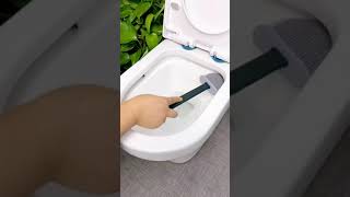 Silicon Toilet Brush with Slim Holder Flex Toilet clean viralvideo [upl. by Tomkiel8]