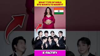 What T̊ẙp̊e̊s̊🤯 Of Girls BTS Want To Marry shorts bts kpop [upl. by Montana]