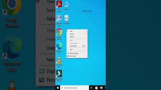 Hide Desktop Icons on PCLaptop windows shorts [upl. by Annekam]