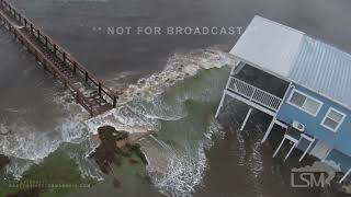 08052024 Steinhatchee FL  Hurricane Debby Landfall and Storm Surge via drone [upl. by Levan]