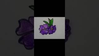 Periwinkle flower Drawingflowerdrawingtutorialperiwinkledrawing viralshorts [upl. by Attesor]