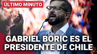 Elecciones de Chile 2021 GABRIEL BORIC es el PRESIDENTE ELECTO DE CHILE [upl. by Pauline56]