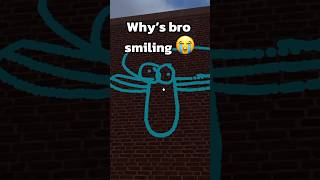 Why’s bro smiling💀 foryou roblox mmshorts fyp funny trending chillguy memes [upl. by Ralyat710]