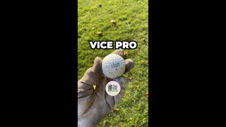 Quick Review of the Vice Pro Golf Ball [upl. by Midan]