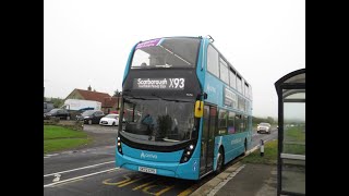 SOME THRASH Arriva North East 7576 SK72CVS on X93 to Scarborough 20230916 Part 1 [upl. by Arnold]