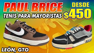 Paul Brice tienda de tenis para mayoristas en Leon Guanajuato sneaker tenis clon g5 replica mx [upl. by Anazraf]