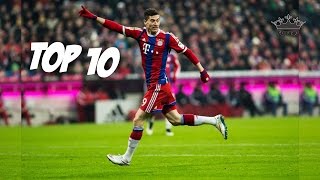 Robert Lewandowski TOP 10 Bramek w Karierze PL KOMENTARZ ᴴᴰ [upl. by Dewhurst]