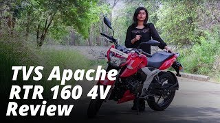 2018 TVS Apache RTR 160 4V review New King Of 160cc Bikes In India [upl. by Asilenna160]