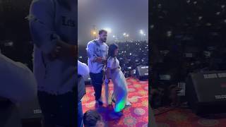 Khesari Lal और Priya Sohani का स्टेज तोड़ डांस viralvideo khesari trending khesarilalyadav [upl. by Yeuh]