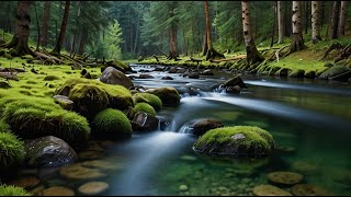 Peaceful River Flow  Natural Soundscapes for Mindful Meditation and Study [upl. by Suhsoj]