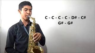 Dios Incomparable  Generacion 12  TUTORIAL Saxofón Alto [upl. by Nwahsd977]