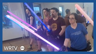 The force is strong at the Indy Lightsaber Academy [upl. by Jaddo]