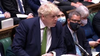 La comisión sobre el Partygate concluye que Boris Johnson mintió a sabiendas al Parlamento [upl. by Rind316]