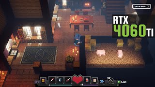 Minecraft Dungeons  RTX 4060 TI  R5 5600 [upl. by Nomzzaj]