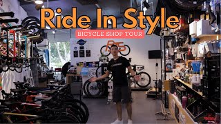 Bicycle Shop Tour at Ride In Style  Queensway Shopping Centre [upl. by Harod]