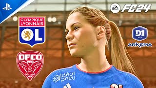 FULL MATCH  Lyon vs Dijon FCO  D1 Arkema Feminine  EA SPORTS FC 24 PS5 [upl. by Aeriell801]