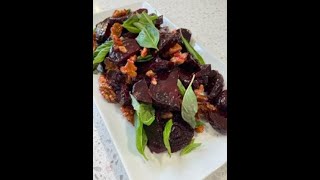 Beet and Walnut Salad [upl. by Oivatco]