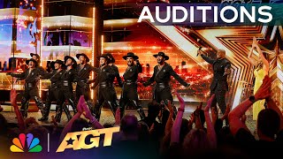 Legión Receives The GOLDEN BUZZER From Sofia Vergara  Auditions  AGT 2024 [upl. by Jobina]