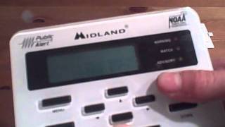 How to reset your Midland WR100 back to its factory settings amp make it ring for RWT [upl. by Annayak376]