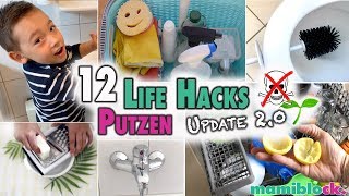 12 Life Hacks Putzen 🧽💦 Blitz  Tipps ⚡️  DIY Reiniger  mamiblock [upl. by Oidale830]