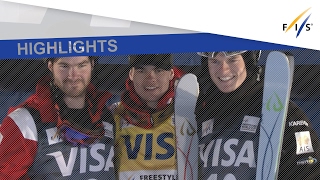 Highlights Kingsbury leads Canadian onetwo in Dual Moguls at Deer Valley  FIS Freestyle Skiing [upl. by Leirbag]