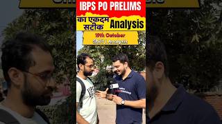 IBPS PO PRELIMS 2024 l IBPS PO PAPER ANALYSIS 2024 [upl. by Leinahtan]