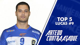 TOP 5 Lucas 9  Arte do contra ataque 2015 [upl. by Adlez335]