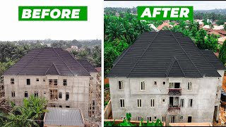 HOW MUCH IT COST TO FINISH THIS 12BEDROOM DULPEX IN NIGERIA [upl. by Lucania553]