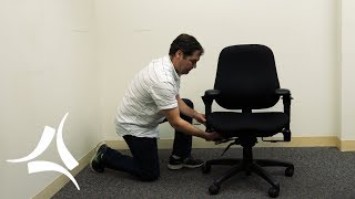 How to Adjust an Ergonomics Office Chair [upl. by Brine]