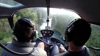 Flying the Whakatane River [upl. by Ahsiekim780]