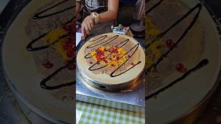 Amazing Rainbow Crepes at Night Market Thailand streetfood [upl. by Hannibal822]