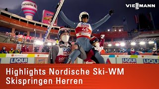 Highlights Nordische SkiWM  Skispringen Herren [upl. by Dyraj]