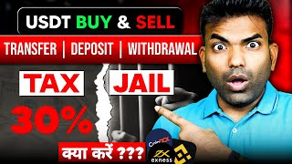 Tax on USDT BuySell amp DepositWithdraw 202425 Fully Explained In Hindi [upl. by Lyckman]