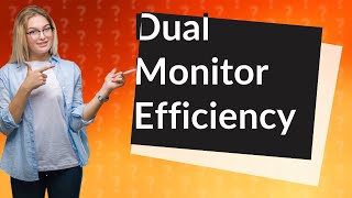 Does using two monitors use more RAM [upl. by Maryjane52]