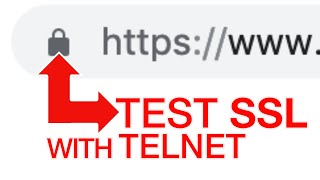 How to test HTTPS SSL Websites with Telnet [upl. by Anika]